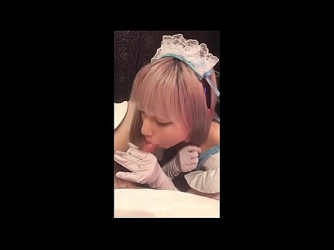 ❤️ Japonski idol [mayuka], kostum francoske služkinje, 1. del, fafanje in onaniranje z losjonom ️❌  Seks pri nas ﹏